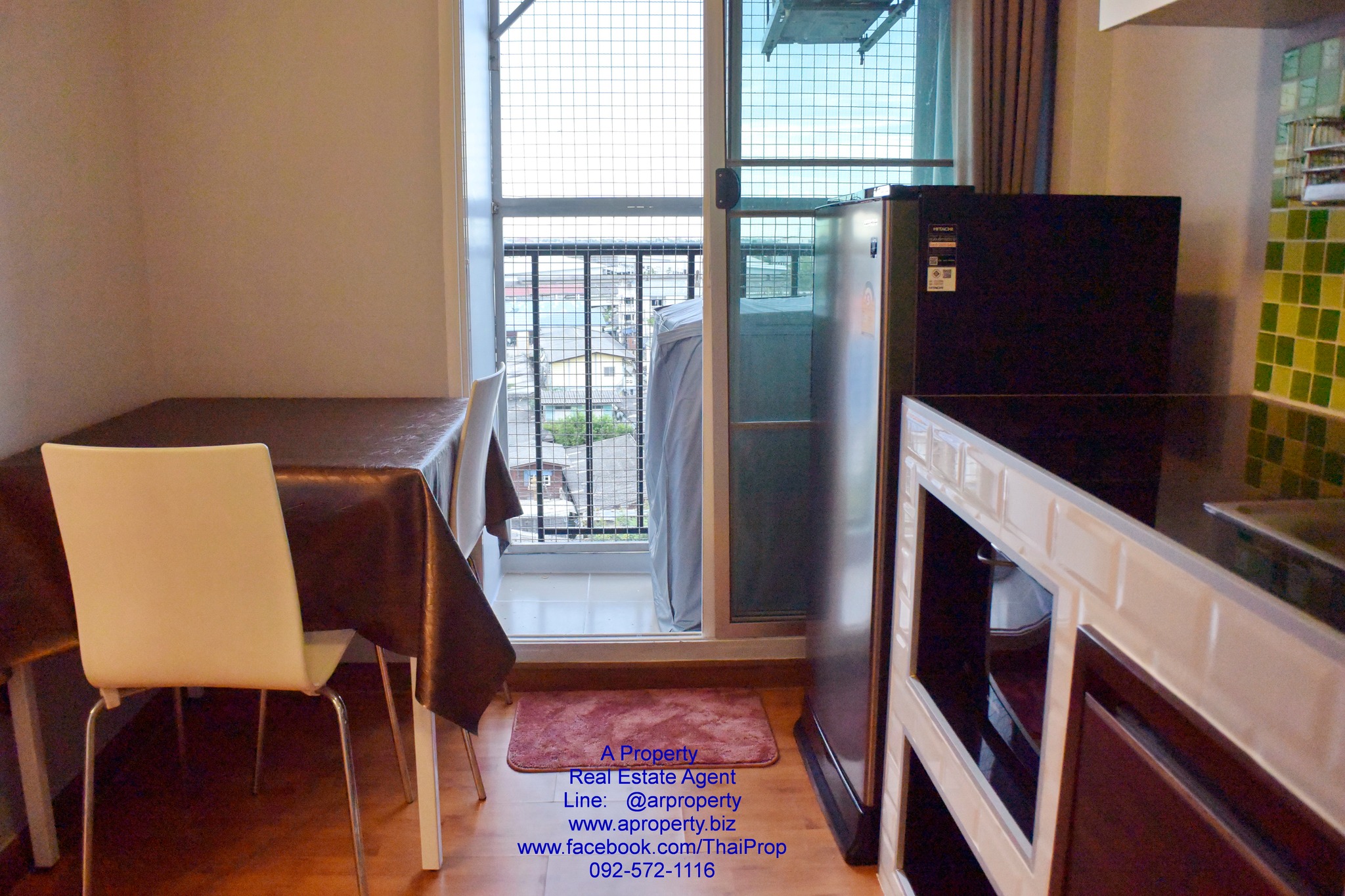 ขาย ทิวลิปอ้อมน้อย ห้องปรับปรุงใหม่ ห้องมุม มีเครื่องซักผ้าให้