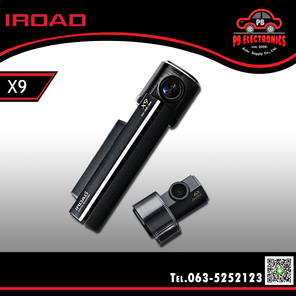 กล้องบันทึกเหตุการณ์ IROAD รุ่น X9