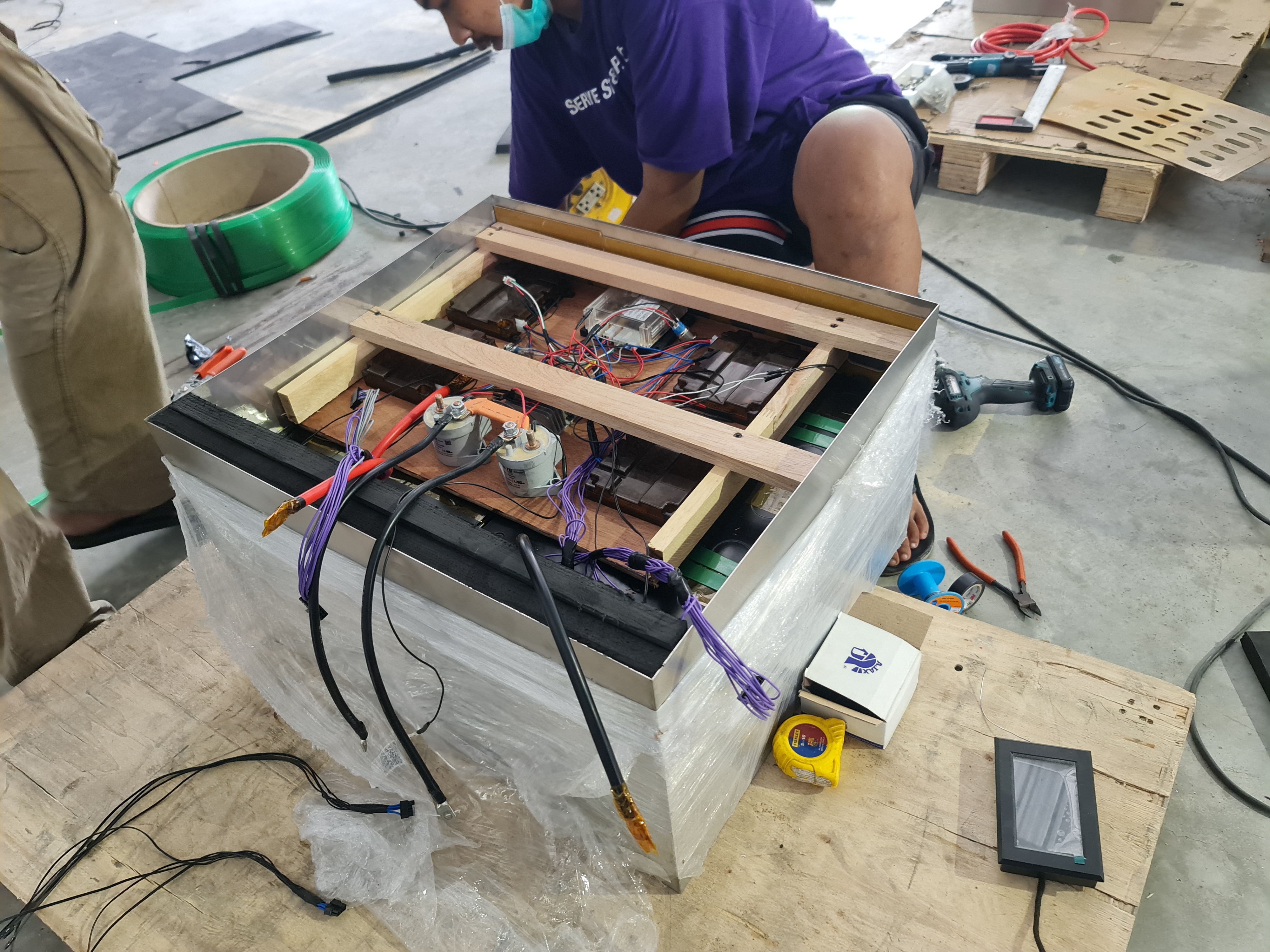 แบตเตอรี่รถยกไฟฟ้า โฟลลิฟท์ ไฟฟ้า 72v 400Ah