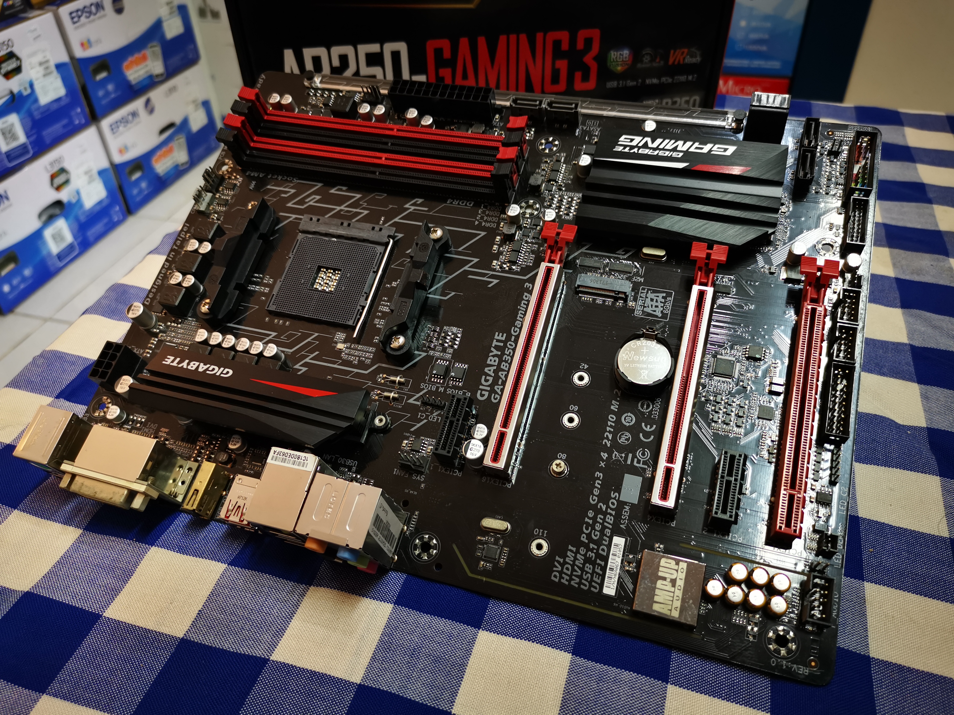 เซ็ทมัดรวม CPU RYZEN5 2600 และ บอร์ด GA-AB350-GAMING 3