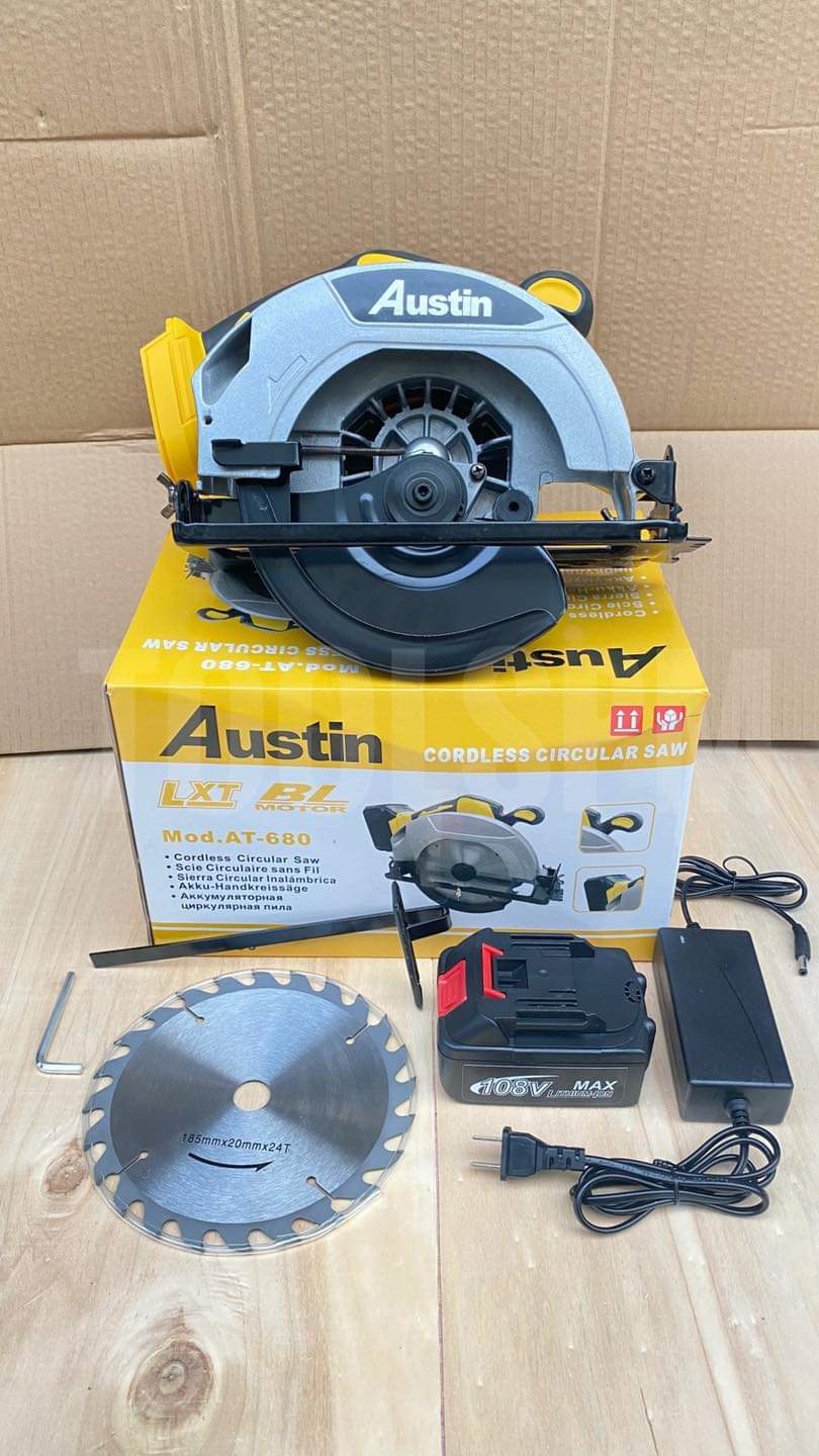 เลื่อยวงเดือนแบต 7นิ้ว ยี่ห้อ Austin ขนาด 108V