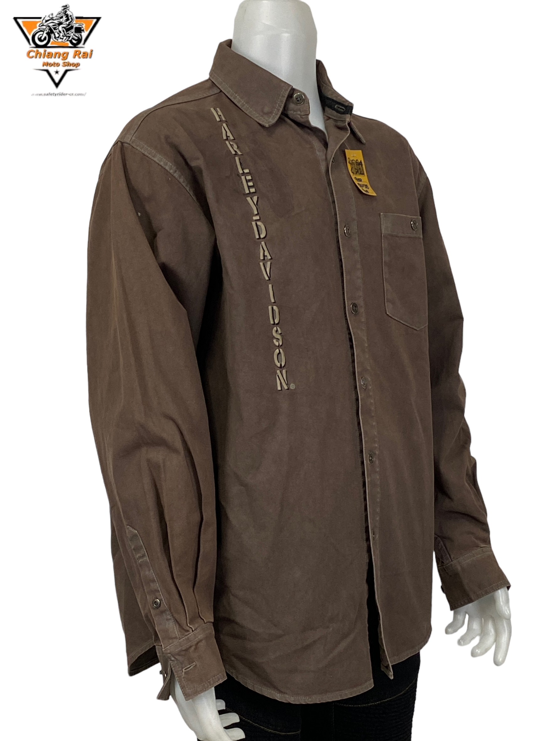 เสื้อขี่มอเตอร์ไซด์( มือสอง) RCSA 672: อก 50" ยาว 28" (XL)**HARLEYDAVIDSON**