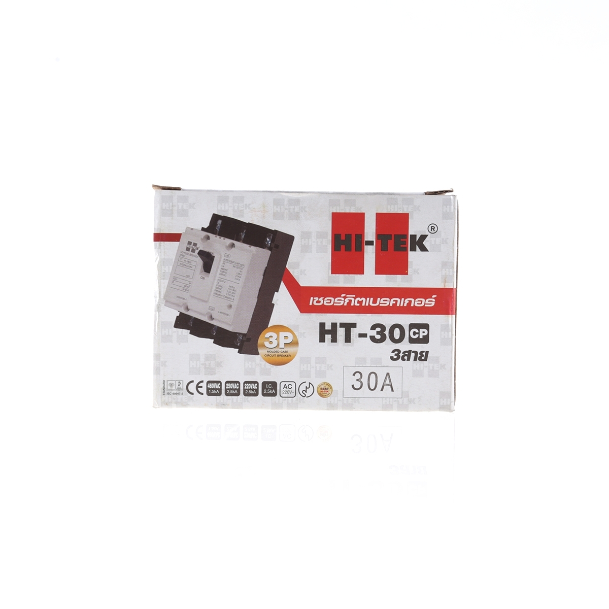 HI-TEK เบรกเกอร์ 3P 30A รุ่น HT30-CP