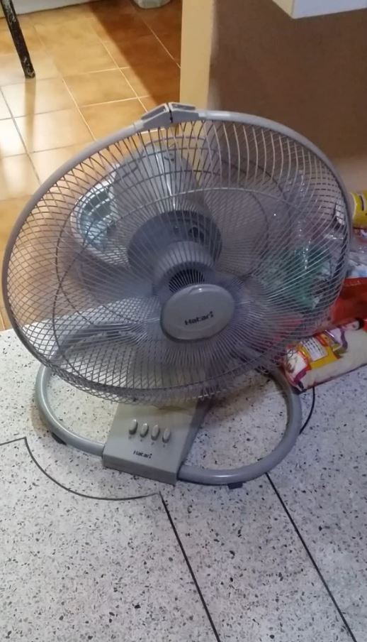 ซ่อมพัดลมอุตสาหกรรม ยี่ห้อ HATARI อาการใบพัดลมหมุนช้า