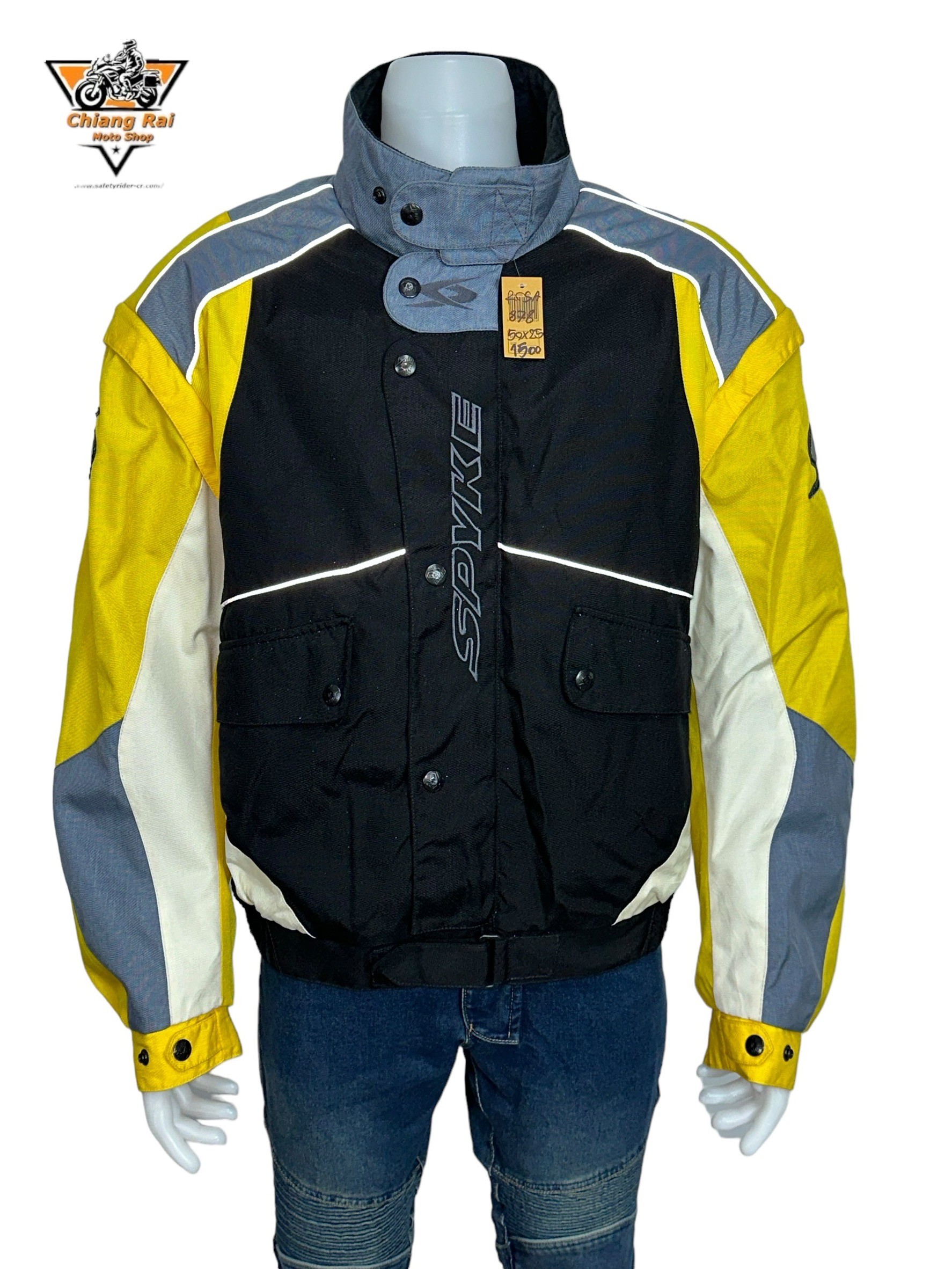 เสื้อขี่มอเตอร์ไซด์( มือสอง) RCSA 878 : อก 50" ยาว 25" (XL) **SPYKE**