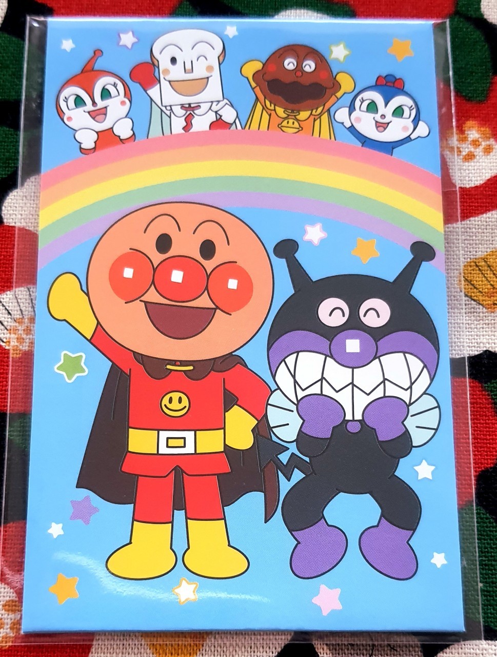 Anpanman อันปังแมน ของแท้จากญี่ปุ่น!! ซองจดหมาย ซองอั่งเปา ซองปีใหม่ MADE IN JAPAN Size : 7 x 11 cm 3 ซอง