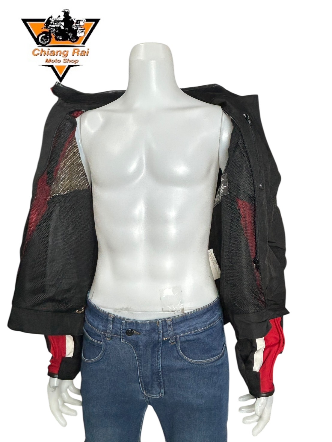 เสื้อขี่มอเตอร์ไซด์( มือสอง) CRSB 036 : อก 46" ยาว 25" (L) **FrankThomas**