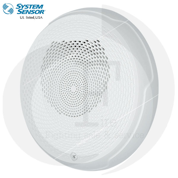 อุปกรณ์ไฟอลาม Speaker, Ceilling, White รุ่น SPCWL ยี่ห้อ SYSTEM SENSOR