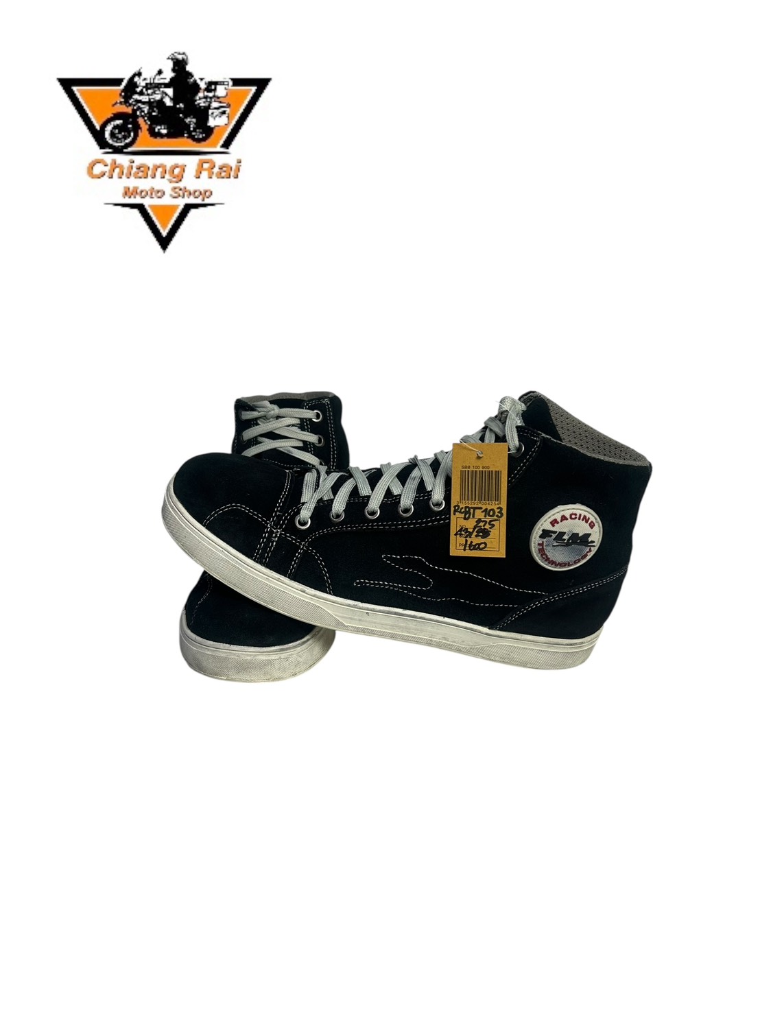 รองเท้าขี่มอเตอร์ไซด์( มือสอง) RCBT-103 Size ขนาดจากป้าย 453:EUR / 9:UK / 27.5:Cm.(FLM)