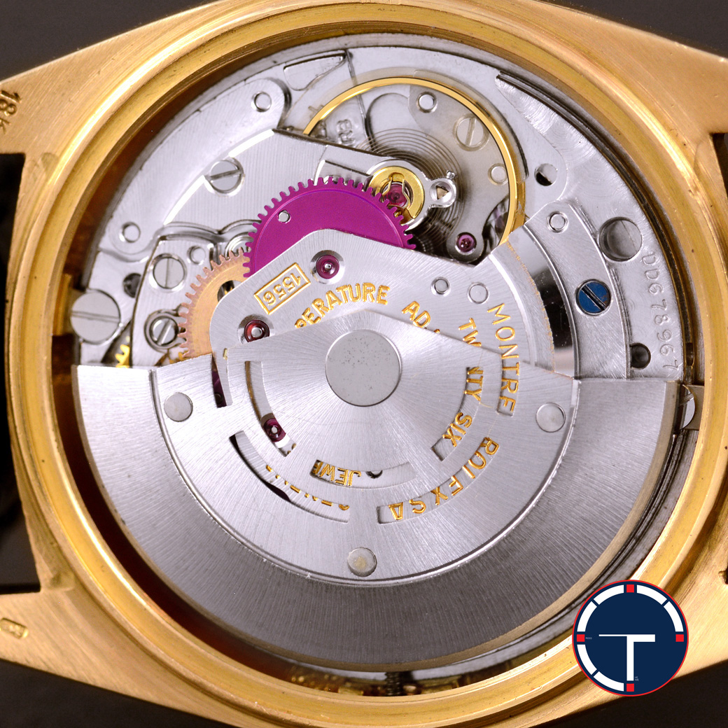 **ขายแล้ว** Rolex Day-Date Ref.1803 18K Yellow Gold หน้าปัดสีทอง หลักนาทีเลขอารบิก ขอบหยัก ตัวเรือนทองคำ18K นาฬิกาปี1973 Automatic ขนาด 36 mm