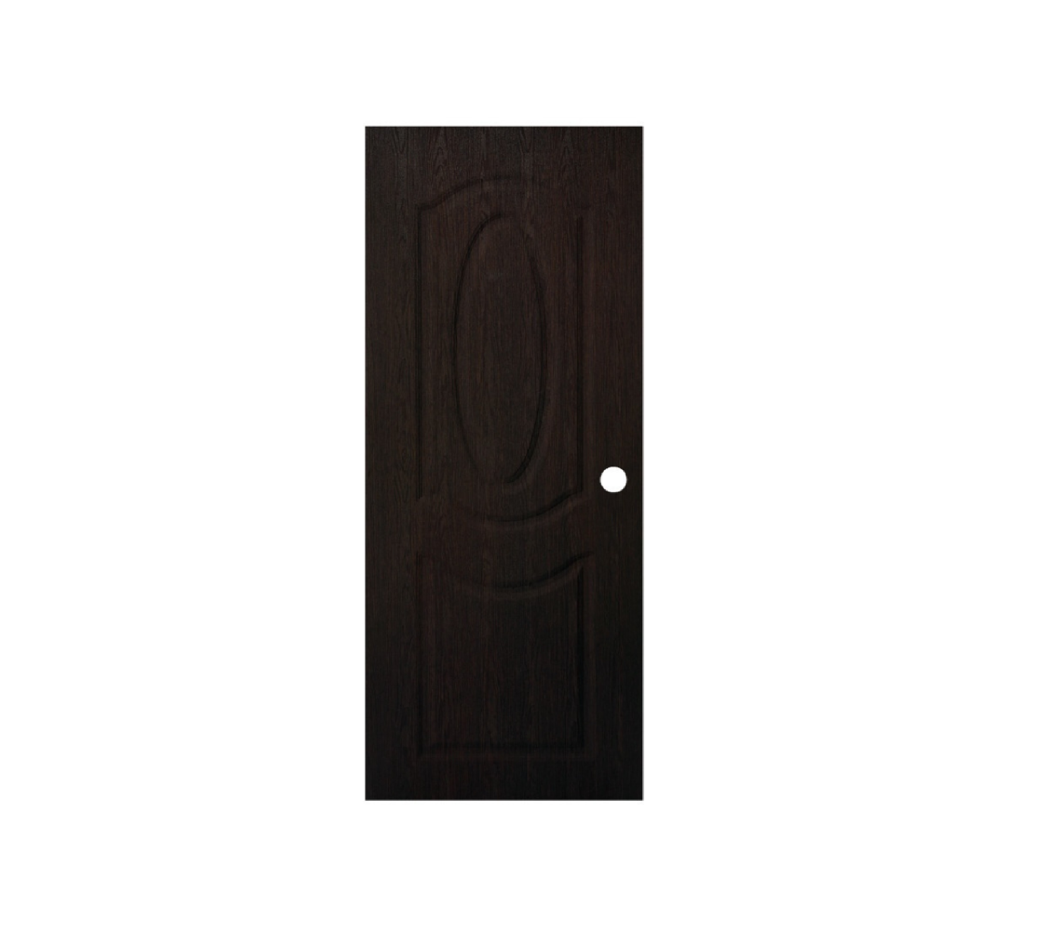 WELLINGTAN ประตูยูพีวีซี บานทึบลูกฟัก REVO LWNR004 80x200ซม. BROWN WENGE