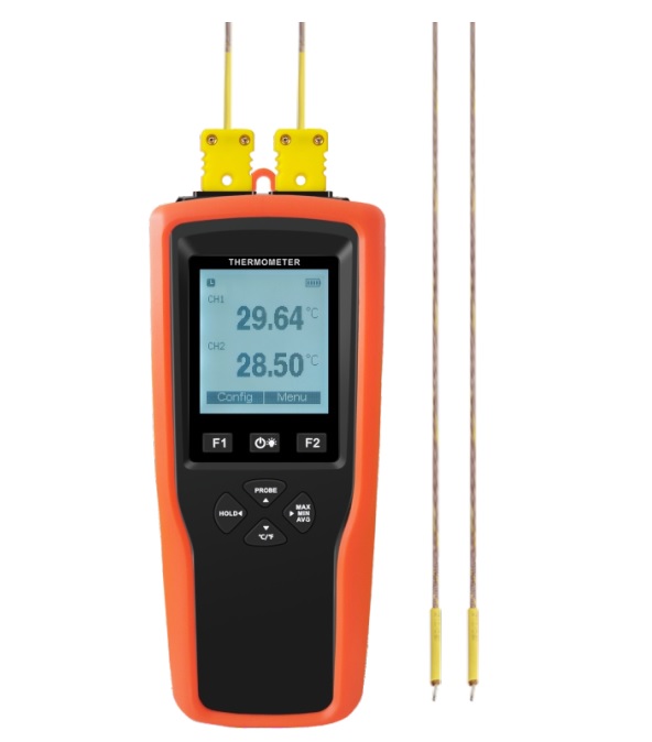 เครื่องวัดอุณหภูมิ เทอร์โมคัปเปิล 2 แชนเนล(Thermocouple 2 channels) GuGear รุ่น GG-ET-620