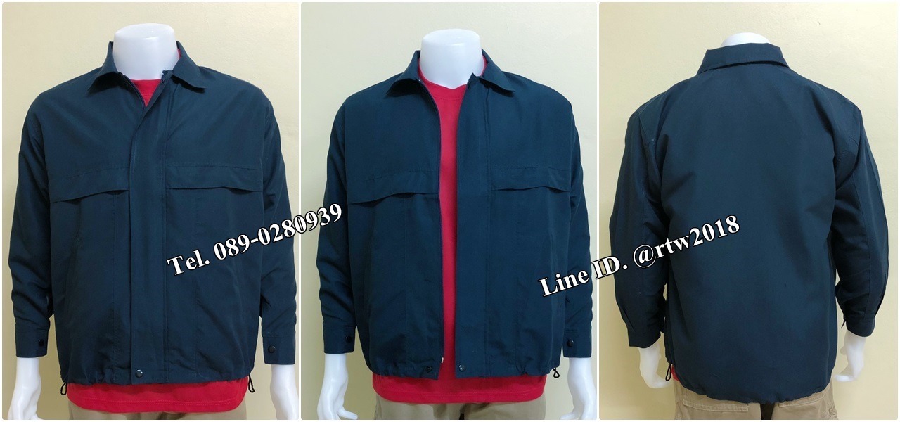 รหัส K1 : เสื้อแจ็คเก็ตสีกรมท่า