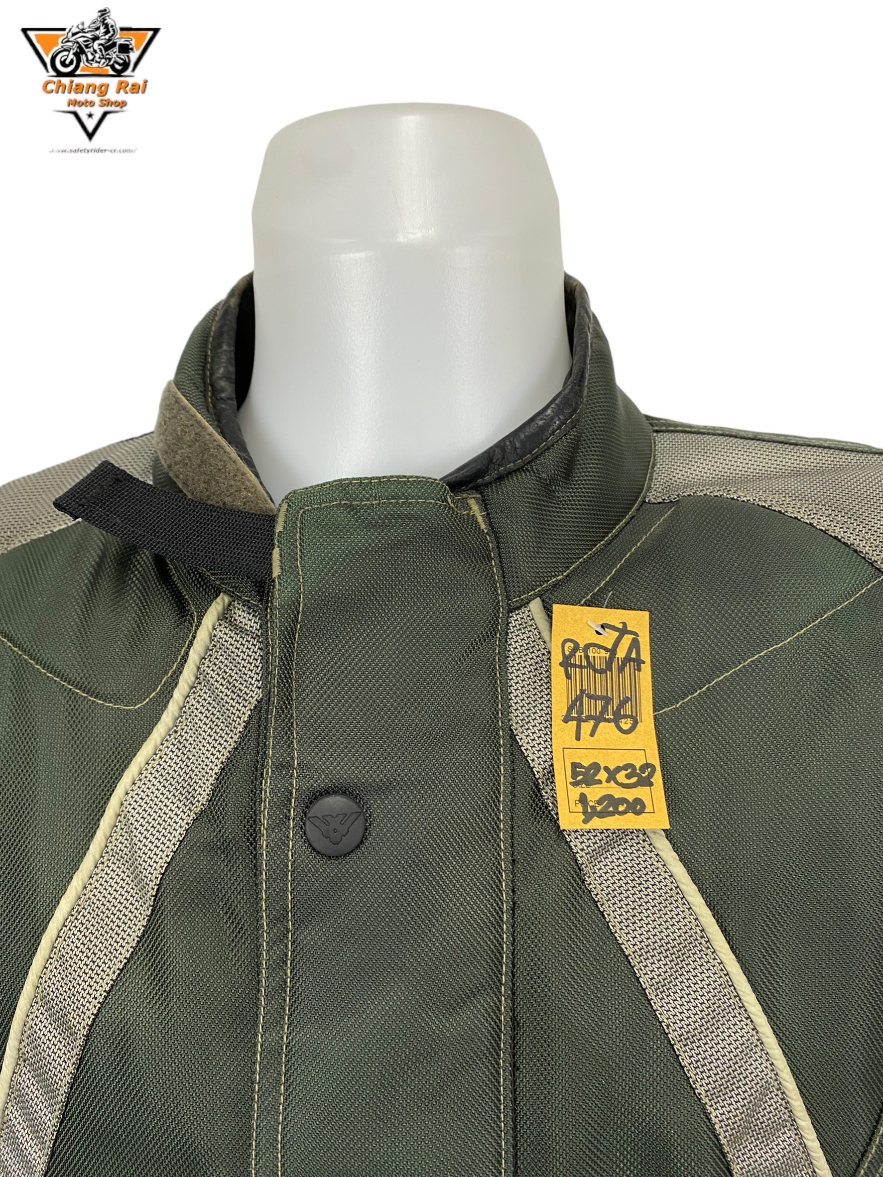 เสื้อขี่มอเตอร์ไซด์( มือสอง) RCTA 476: อก 52" ยาว 32" (XL) **MOTOLINE**