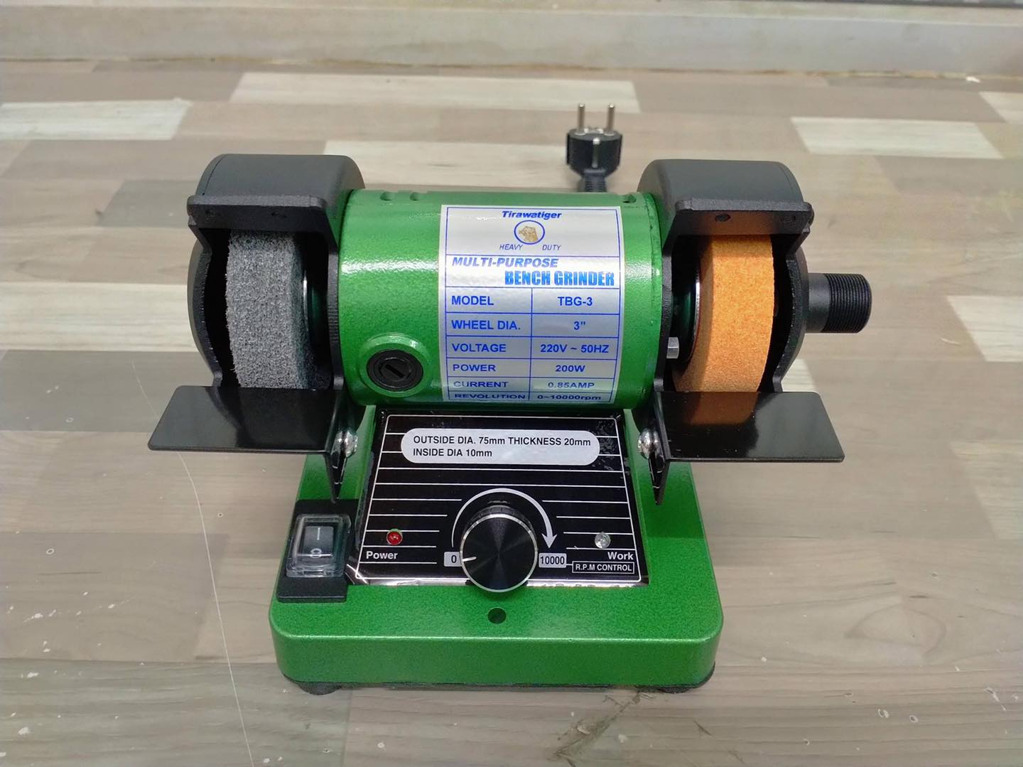 มอเตอร์หินไฟ พร้อมสายอ่อน TIGER รุ่น 3 นิ้ว