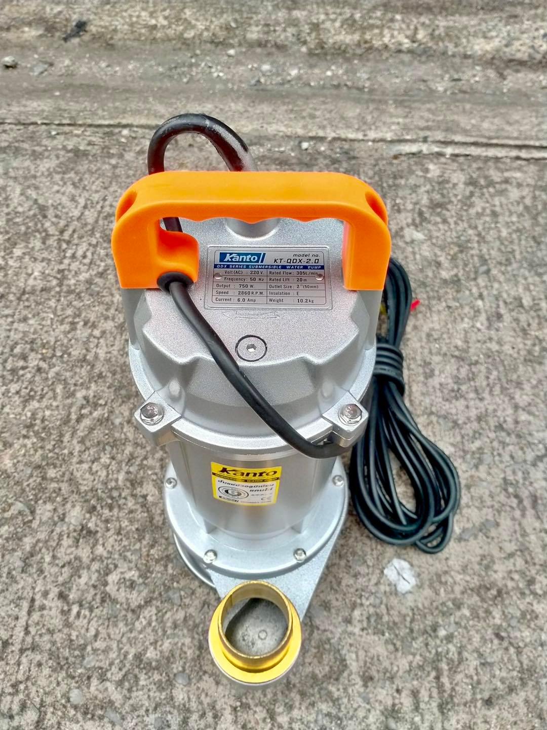 ปั๊มแช่ ปั๊มจุ่ม KANTO รุ่น KT-QDX-370 และ KT-QDX-750 (ขนาด 1 นิ้ว และ 2 นิ้ว)