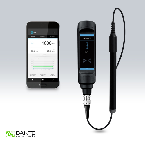 เครื่องวัดค่า ไอออน บลูทูธ (Bluetooth ION Meter) Bante รุ่น S30