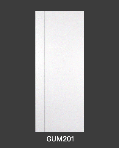 ประตู uPVC MODERN SERIES GUM201 น้ำตาล
