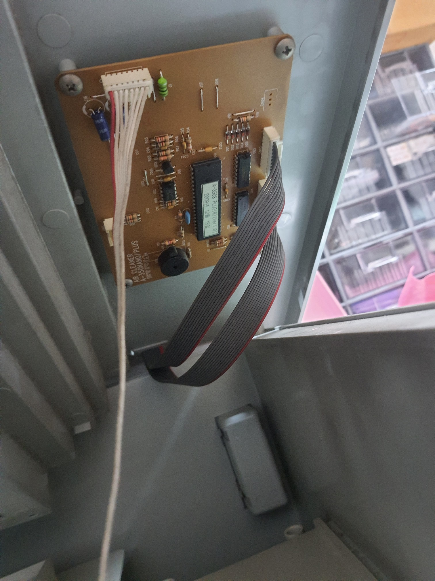 ซ่อมเครื่องฟอกอากาศ ยี่ห้อ HYUNDAI รุ่น HYAP-201 อาการเปิดไม่ติด