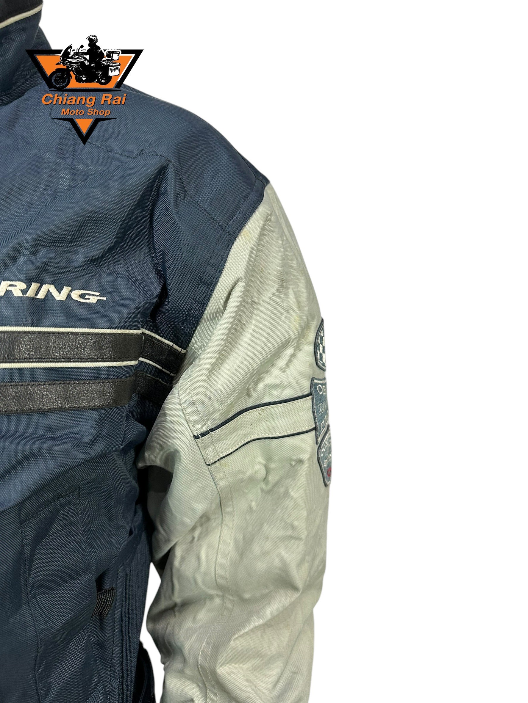 เสื้อขี่มอเตอร์ไซด์( มือสอง) CRSB 007 : อก 44" ยาว 23" (M) **BERING**