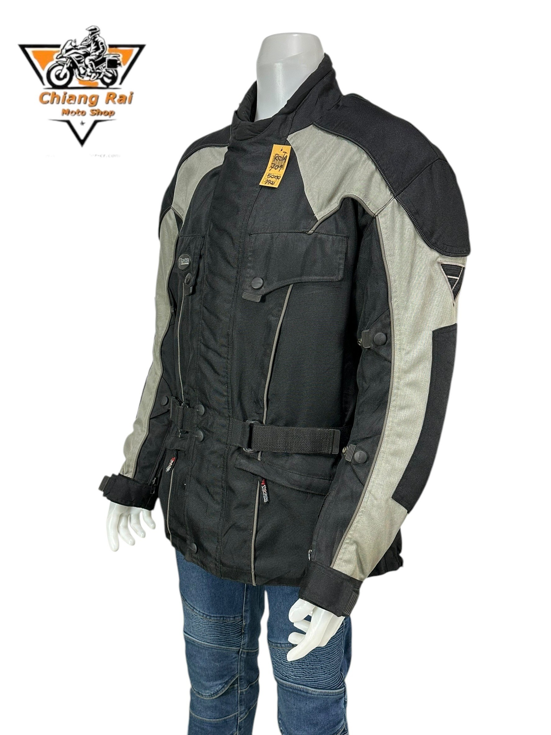 เสื้อขี่มอเตอร์ไซด์( มือสอง) RCTA 701 อก 50" ยาว 30 (XL) **modeka**