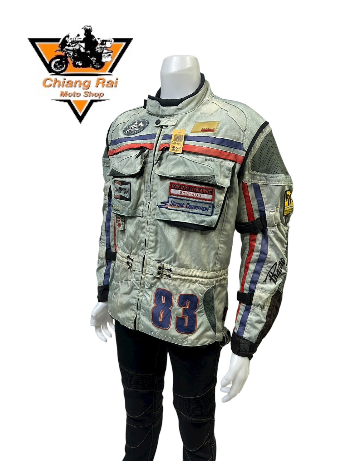 เสื้อขี่มอเตอร์ไซด์( มือสอง) RCTA 802 อก 46" ยาว 27 (L) **POLO**