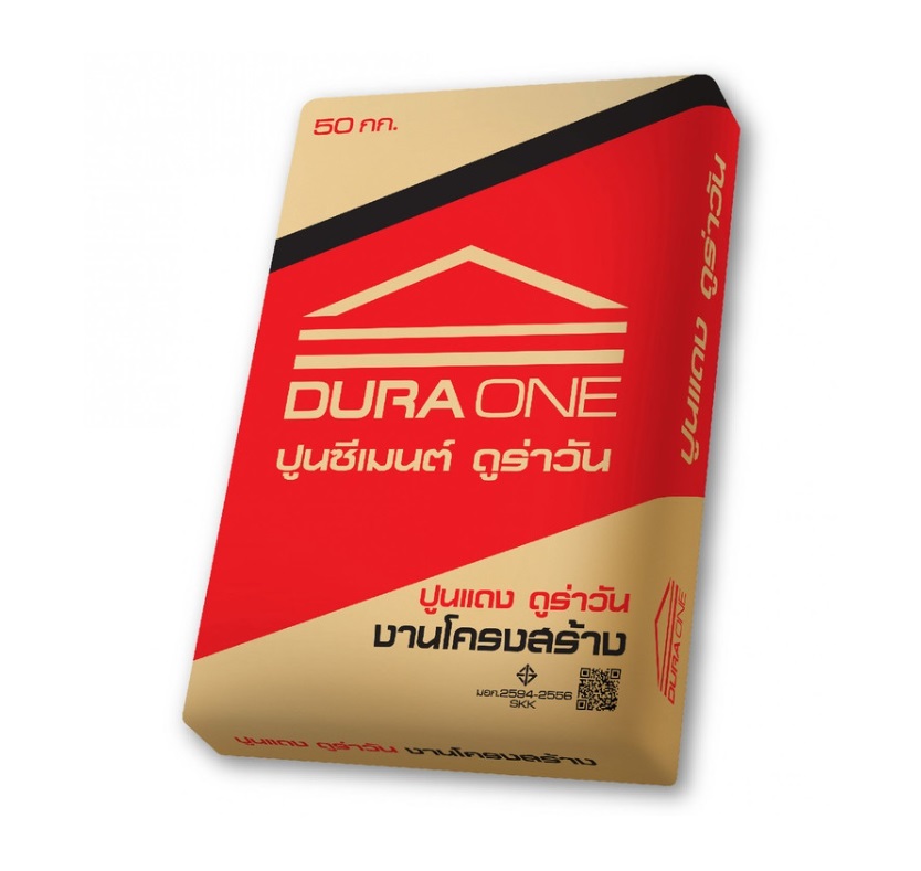 ดูร่าวัน ปูนแดง ปอร์ตแลนด์ ขนาด 50 กก.