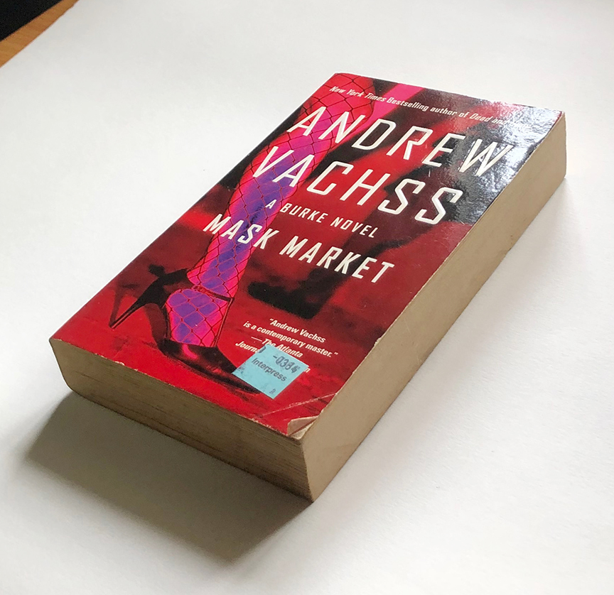 Mask Market by Andrew Vachss (หนังสือมือสอง ภาษาอังกฤษ) A Burke Novel