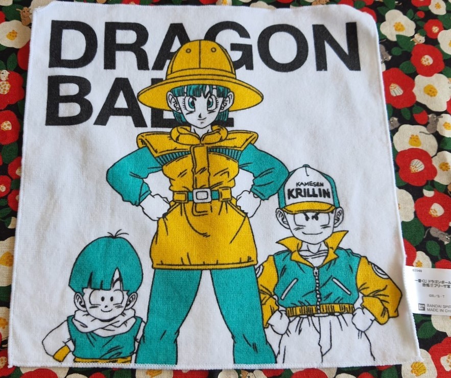 Dragonball Z KAMESEN KRILLIN ผ้าเช็ดหน้า ดราก้อนบอล จากญี่ปุ่น สวยมากหายากมากค่ะ Size : 30 x 30 cm
