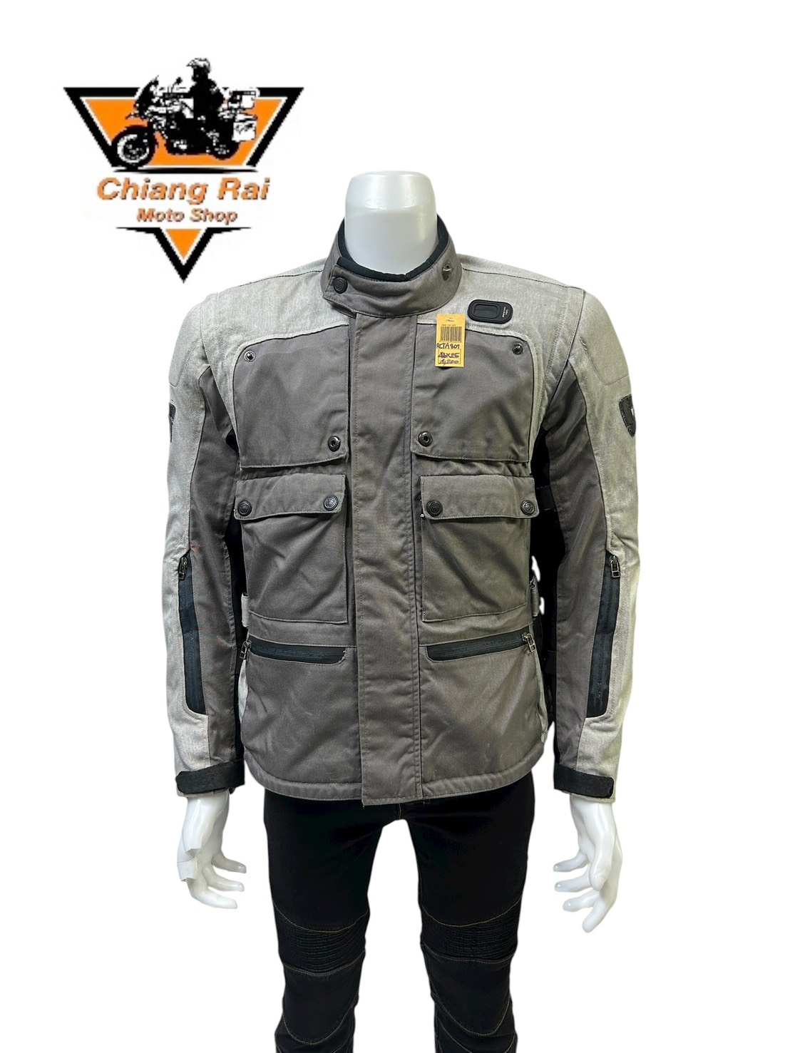 เสื้อขี่มอเตอร์ไซด์( มือสอง) RCTA 801 อก 46" ยาว 25 (L) **REV'IT**