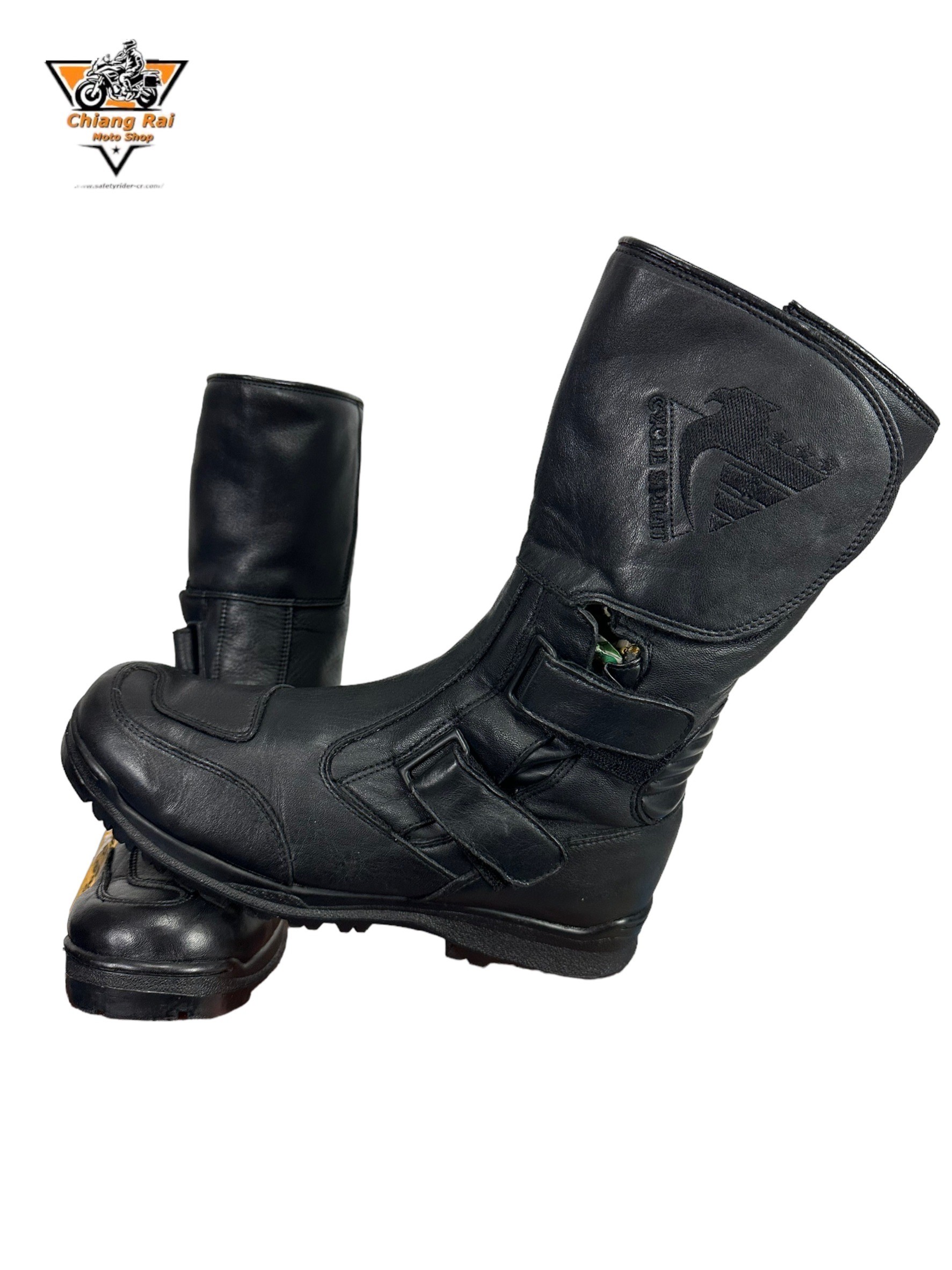 รองเท้าขี่มอเตอร์ไซด์( มือสอง) RCBS-305 Size ขนาดจากป้าย 39:EUR / 8:UK / 24.1:Cm.(CYCLE SPIRIT)