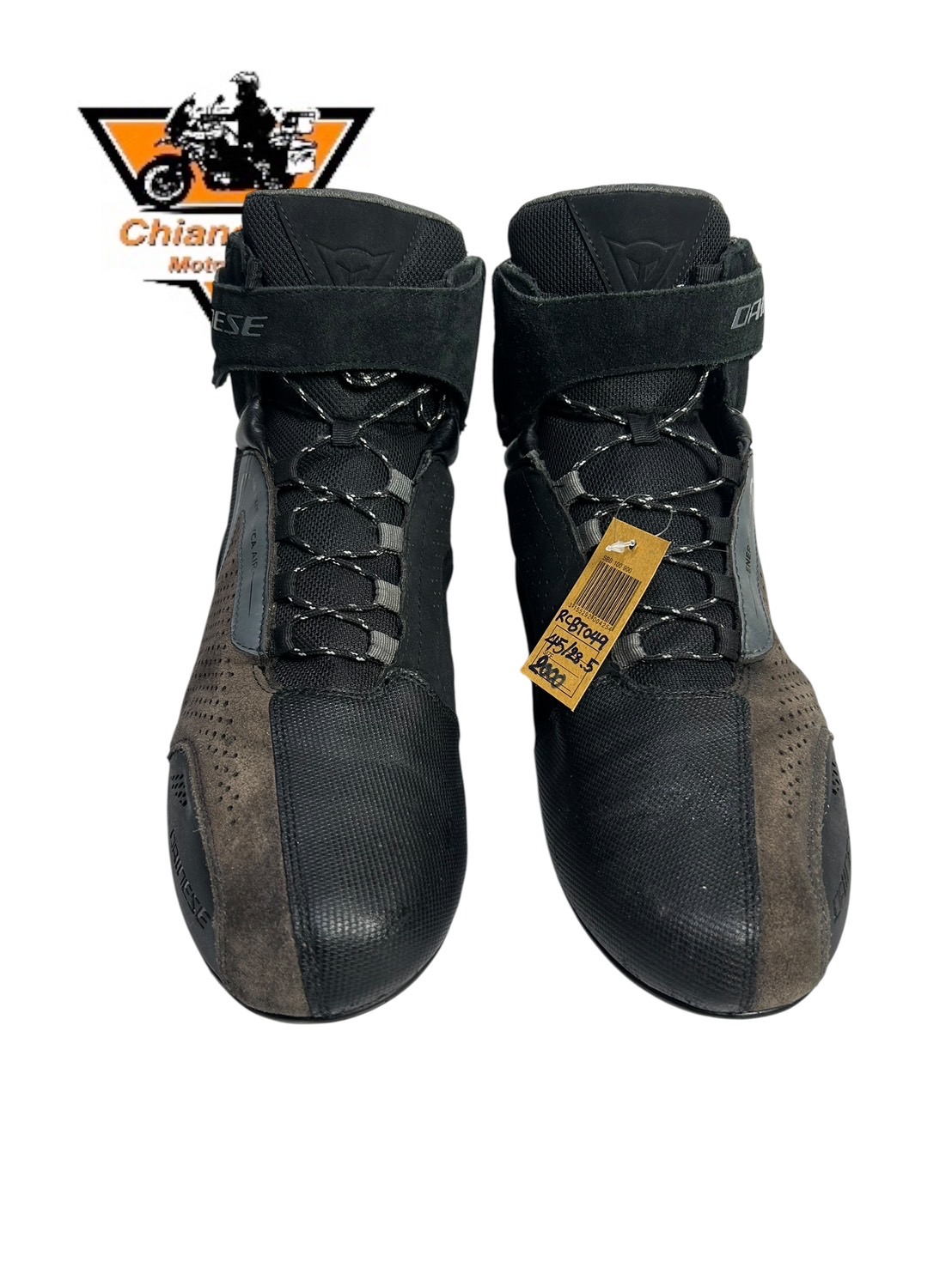 รองเท้าขี่มอเตอร์ไซด์( มือสอง) RCBT-049 Size ขนาดจากป้าย 45:EUR / 10.5:UK / 28.5:Cm.(Dainese)