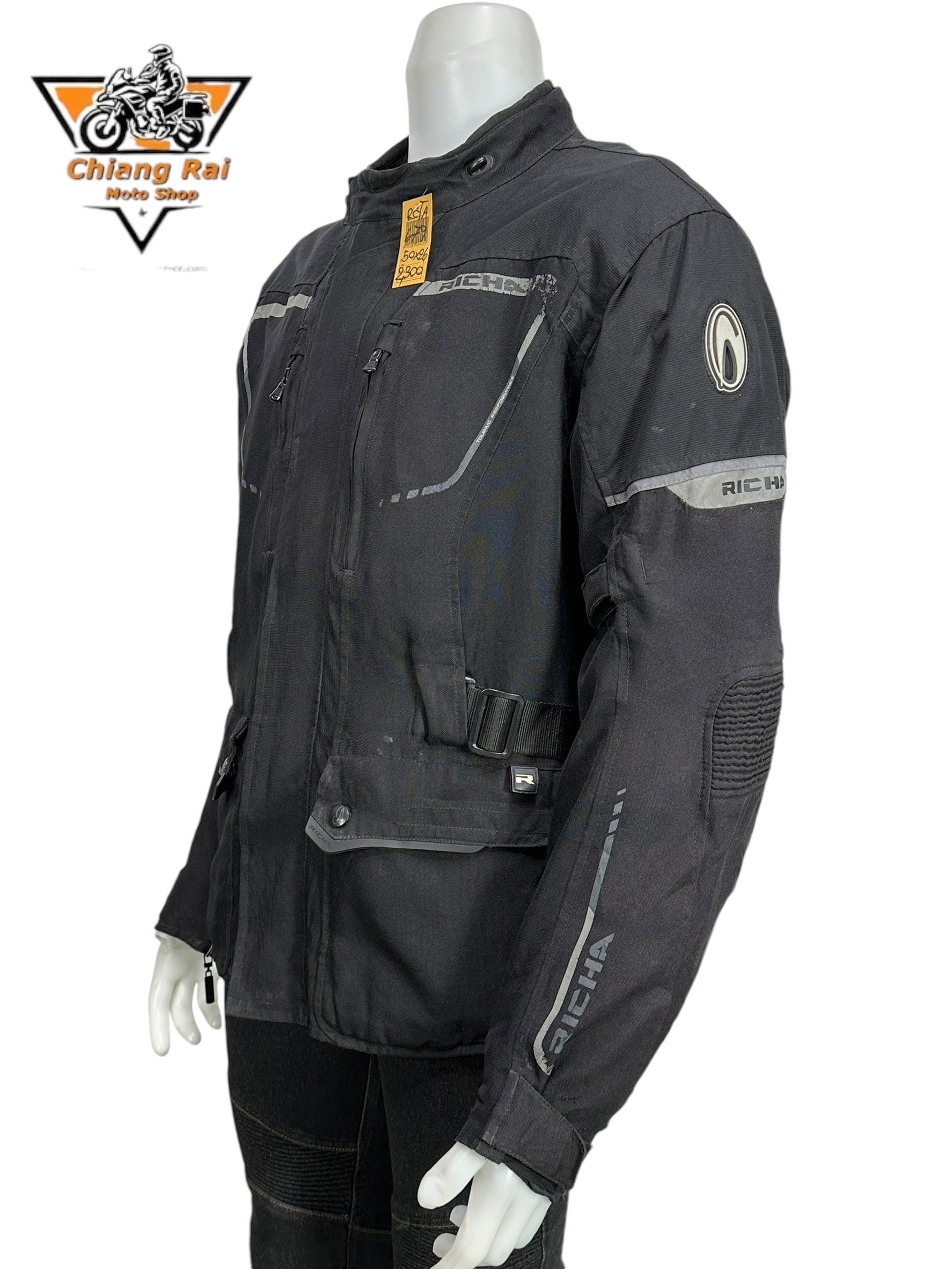 เสื้อขี่มอเตอร์ไซด์( มือสอง) RCTA 678 อก 50" ยาว 26"(XL) **RIC-HA**