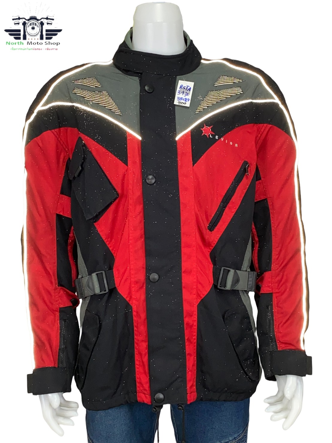 เสื้อขี่มอเตอร์ไซด์( มือสอง) RCTA 317 อก 54 " ยาว 29 " ยี่ห้อ**LEVIOR**