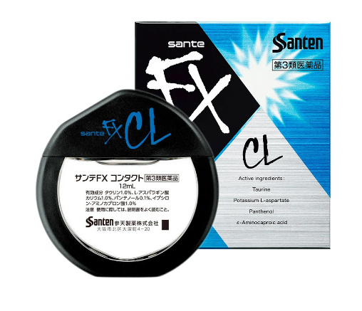 🔥(New Item) Sante FX CL For Contact 12ml.✨น้ำตาเทียมผสมวิตามิน สำหรับคอนแทคเลนส์โดยเฉพาะ💥ความเย็นระดับ 5