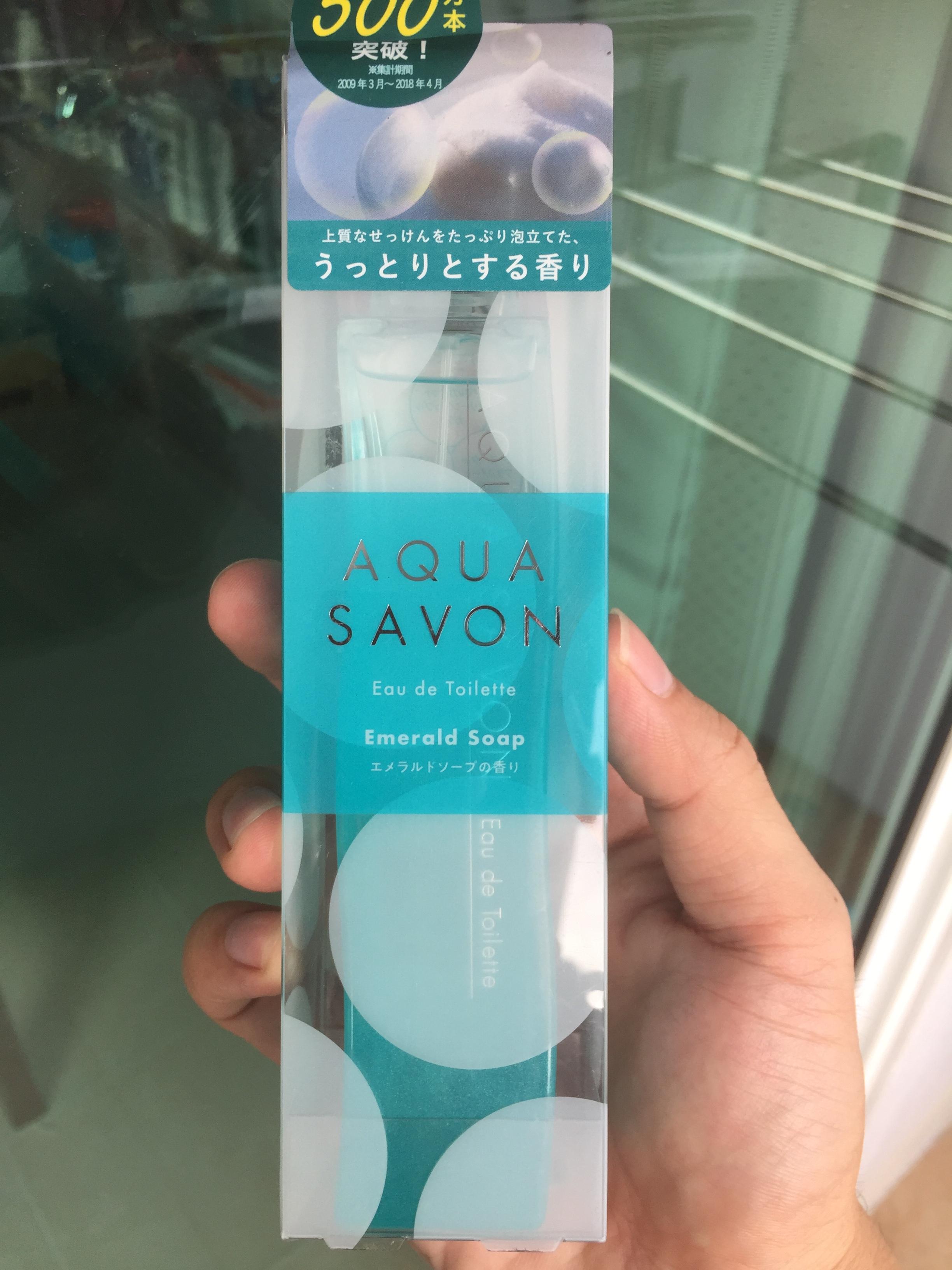 🔥(Hot Item)💥น้ำหอม AQUA SAVON Eau de Toilette กลิ่น EMERALD SOAP💥 ขนาด 80 ml.