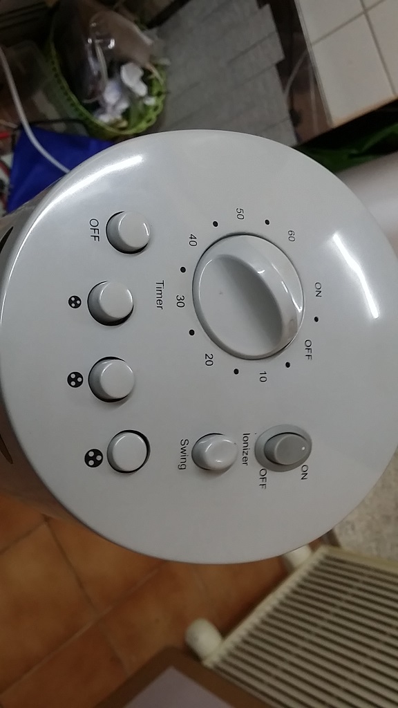 ซ่อมพัดลมทาวเวอร์ ยี่ห้อ MAGIC COOL รุ่น TF-1 อาการพัดลมไม่หมุน