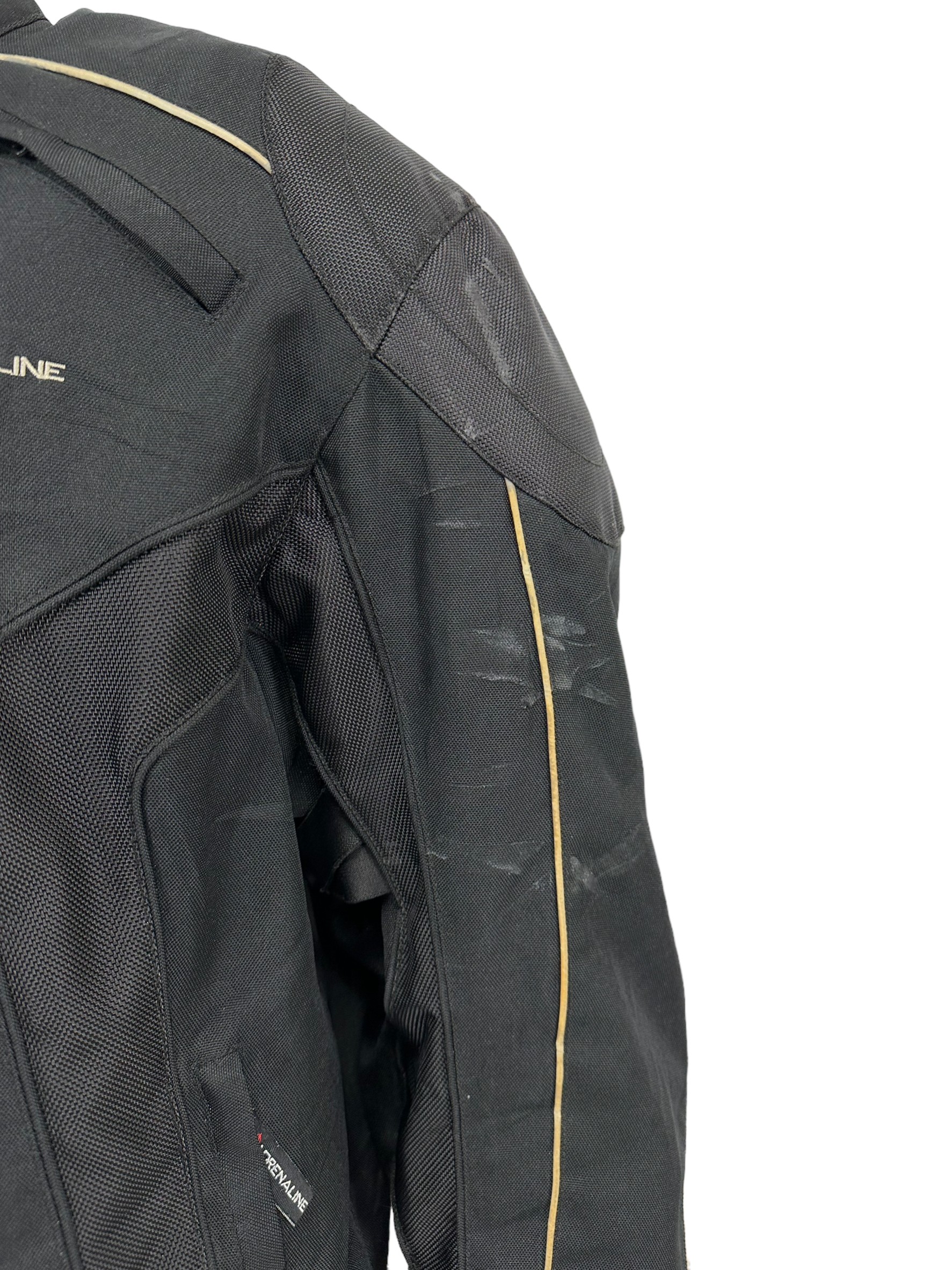 เสื้อขี่มอเตอร์ไซด์( มือสอง) F 015: อก 50" ยาว 26" (XL) **ADRENALINE**