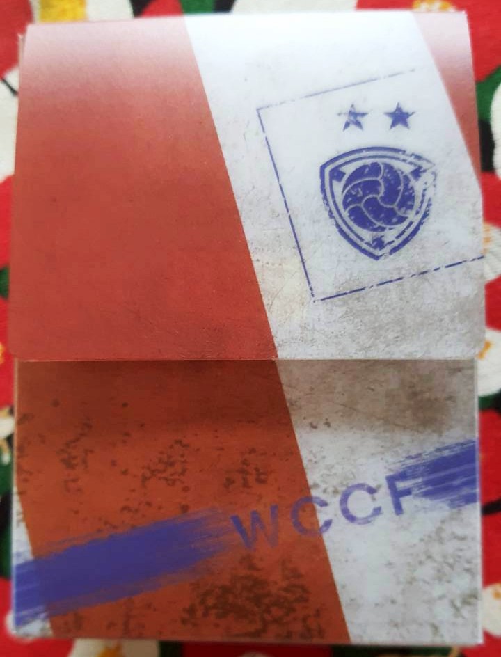 กล่อง ใส่ การ์ด นามบัตร ใส่ของ พกพา WCCF จากญี่ปุ่น World Club Champion Football ฟุตบอล Size : 10 x 7.5 cm