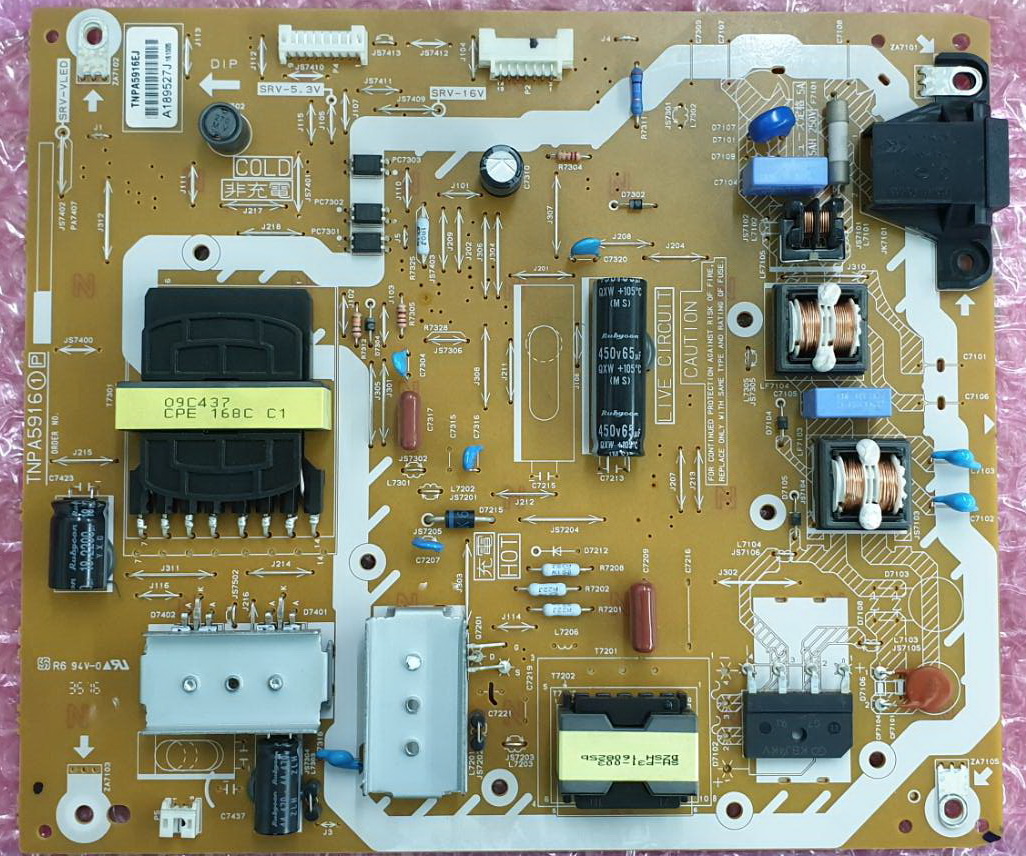 บอร์ดเพาเวอร์ TH-43D410T TZRNP11UTUS บอร์ดมือสองถอด
