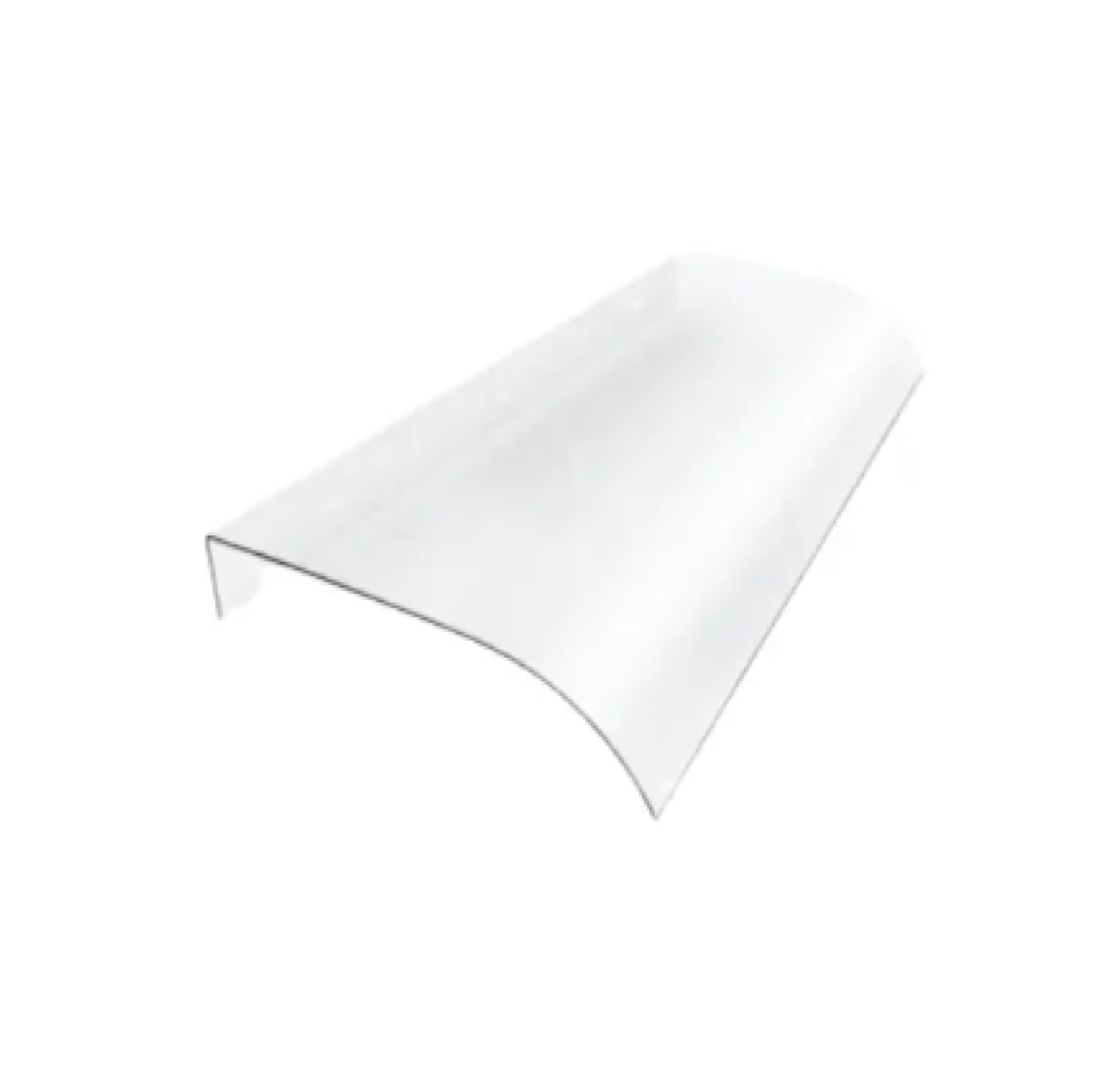 WELLINGTAN ชุดกันสาดโพลีคาร์บอเนต ขนาด 50x120 ซม.หนา3.5มม. สีใส
