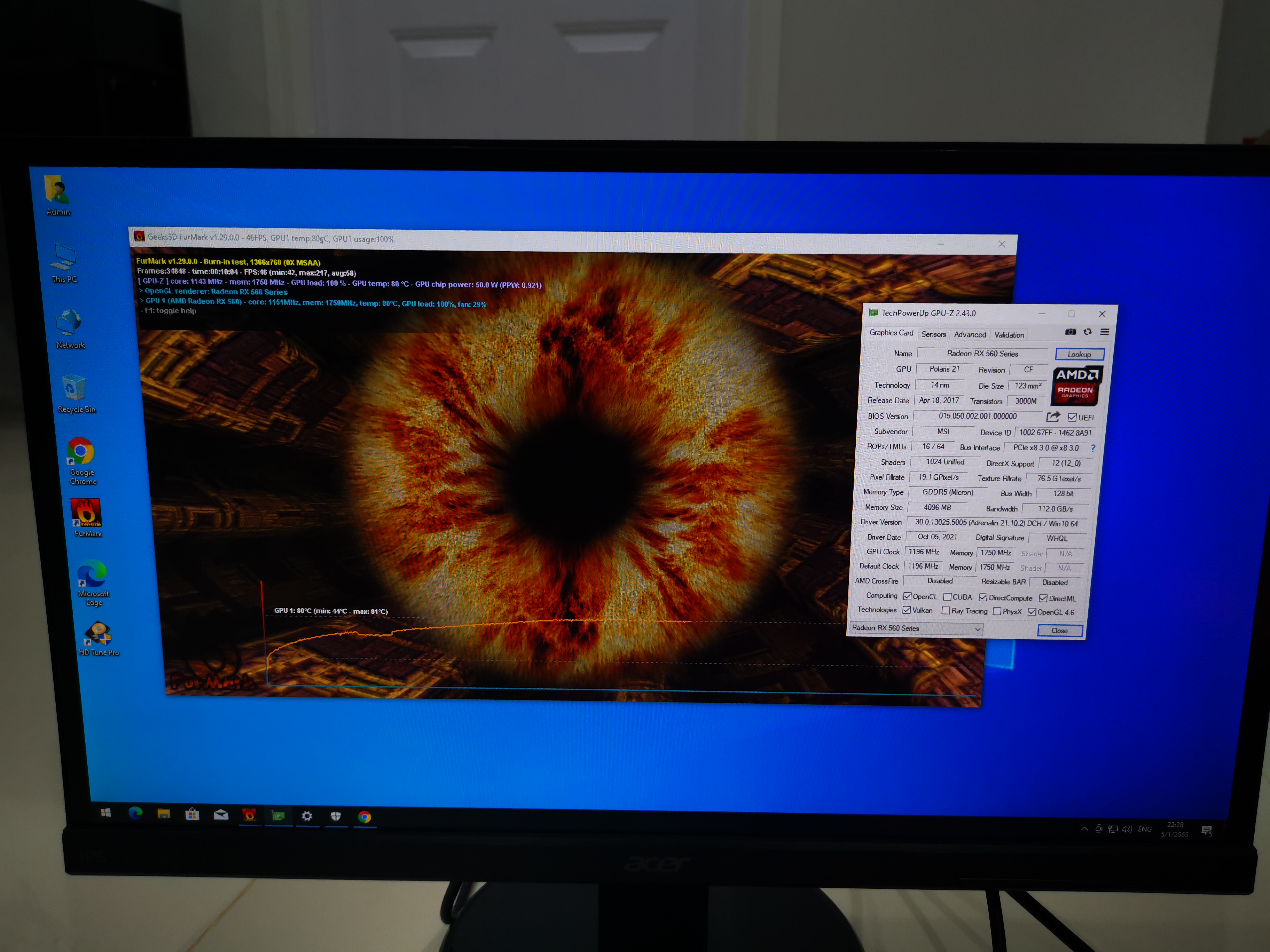 MSI RX 560 Aero ITX 4G OC