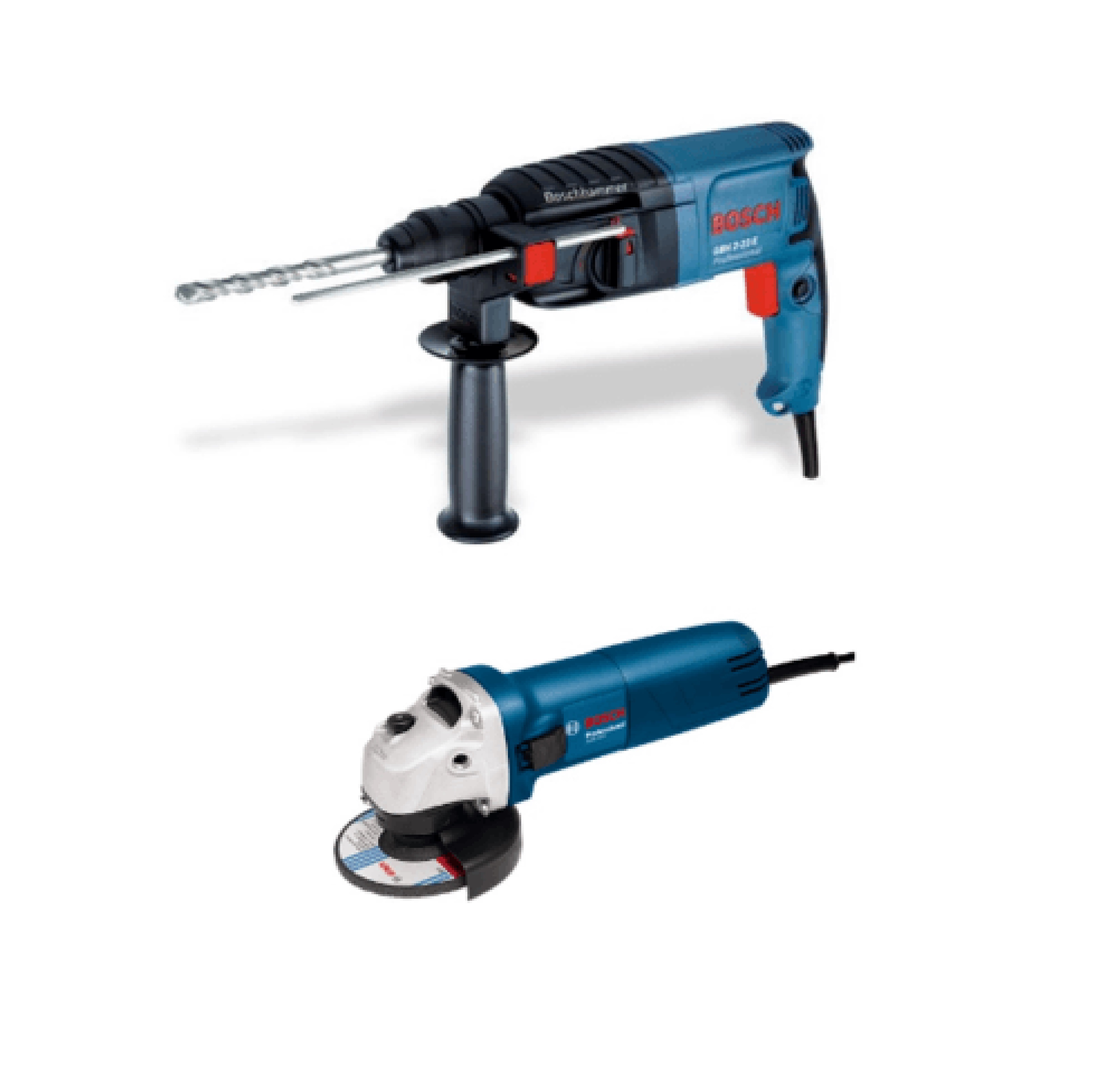 BOSCH สว่านโรตารี่ GBH 2-23E+เครื่องเจียร์ GWS 060