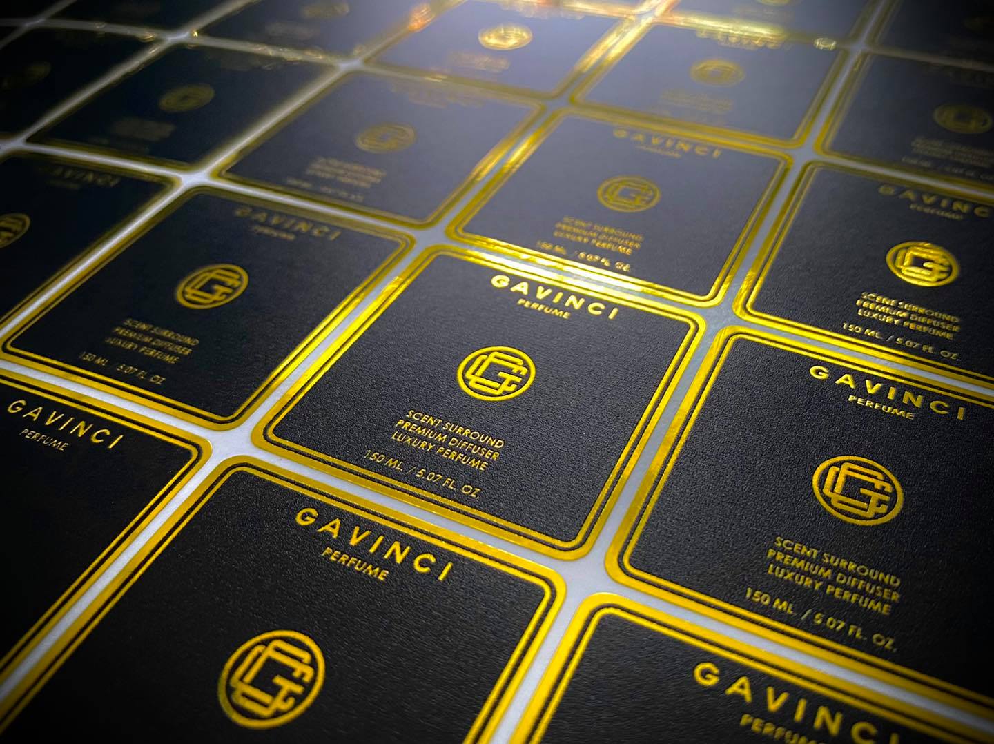 สติ๊กเกอร์ฉลากสินค้าฟรอยทอง ฟอยล์