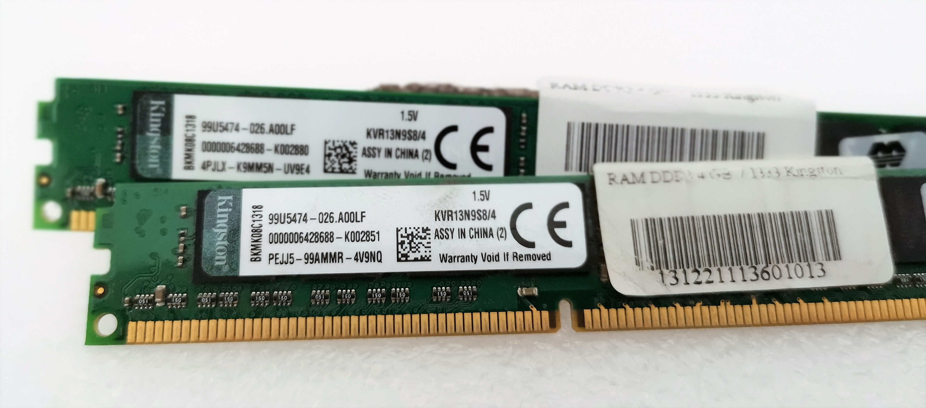 Ram kington ddr3 4G Bus1333 8ชิพ (ตัวเตี้ย)