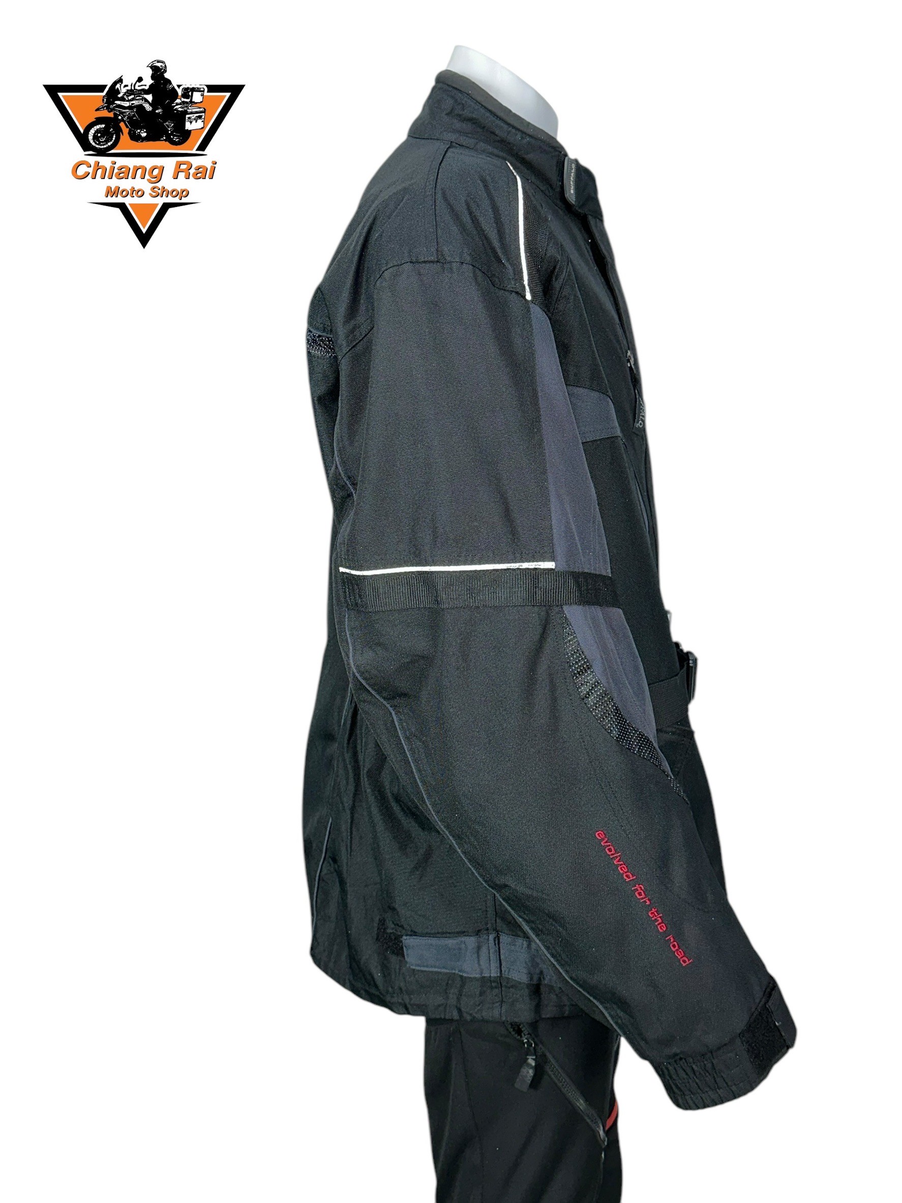 เสื้อขี่มอเตอร์ไซด์( มือสอง) RCTA 734 อก 54" ยาว 29 (2XL) **BUFFALO**