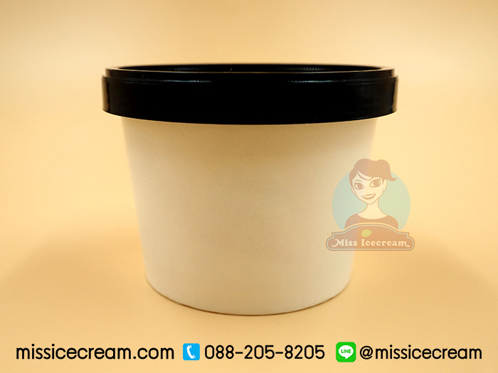 ถ้วยกระดาษ 4 oz. - ฝาพลาสติกและช้อนใต้ฝา