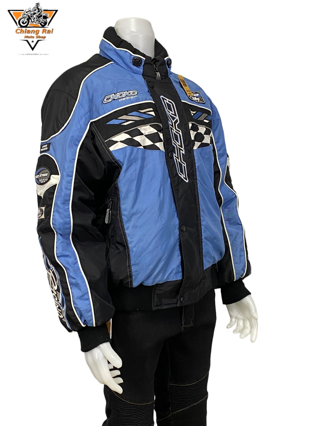 เสื้อขี่มอเตอร์ไซด์( มือสอง) RCSA 534: อก 50" ยาว 27" (XL) **HOTRIDER**