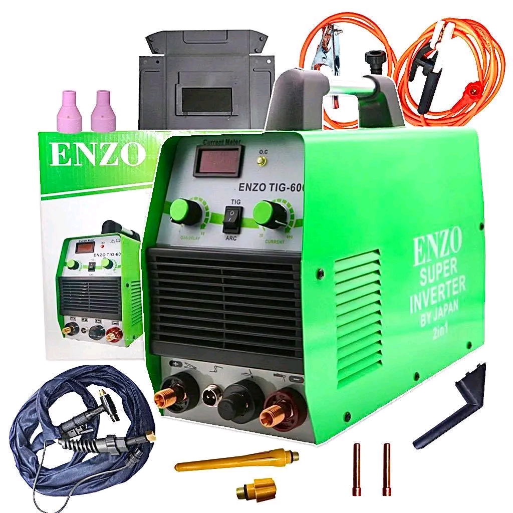 เชื่อมอาร์ก้อน ยี่ห้อ ENZO TIG-600 ใช้ได้ 2 ระบบ