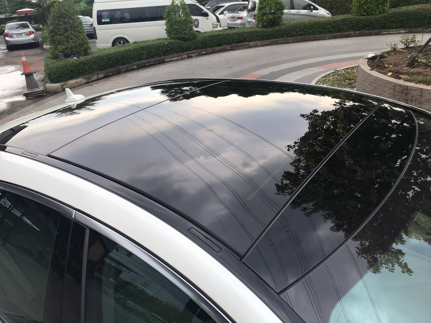 Mercedes Benz S350 d 3.0 W222 AMG Dynamic สีขาว daimond white-metallic ปี 2015